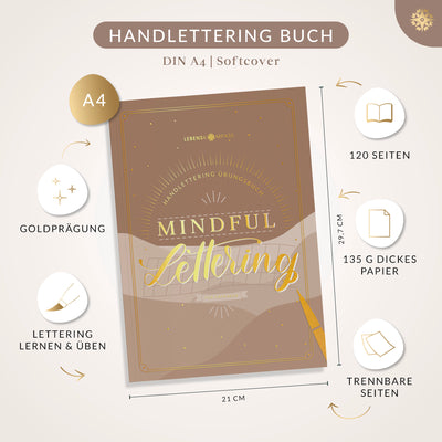 "Handlettering Starter"-Set (Buch + Stifte)